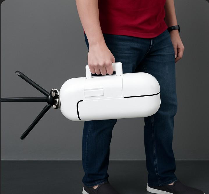Handle front view